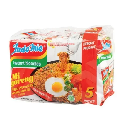 Indomie Mi Goreng Instant Fried Noodles, 5 x 85 g
