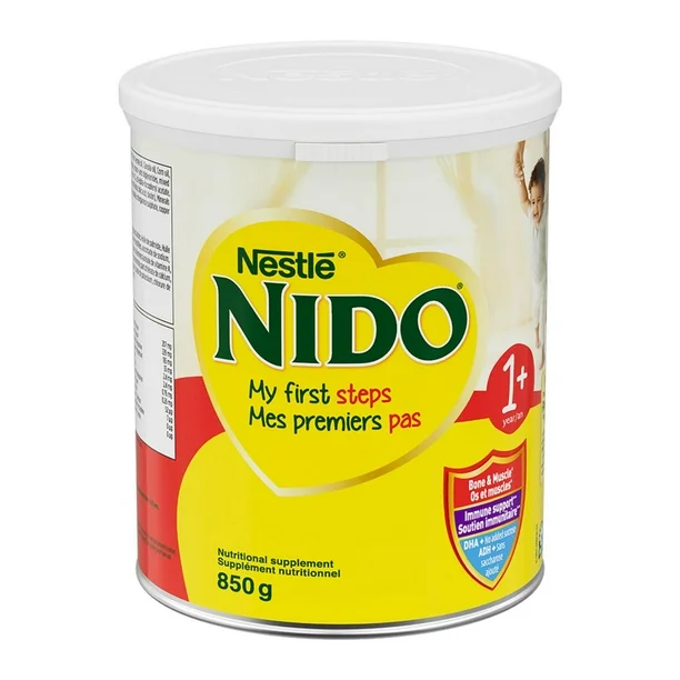 1 NIDO 1+ Toddler Milk-Based Nutritional Supplement With Calcium, Vitamins D and A, Magnesium, Probiotics, DHA, For Teeth, Muscles, Bones, Immune System And Brain Development 850 g, 850 g - Image 1