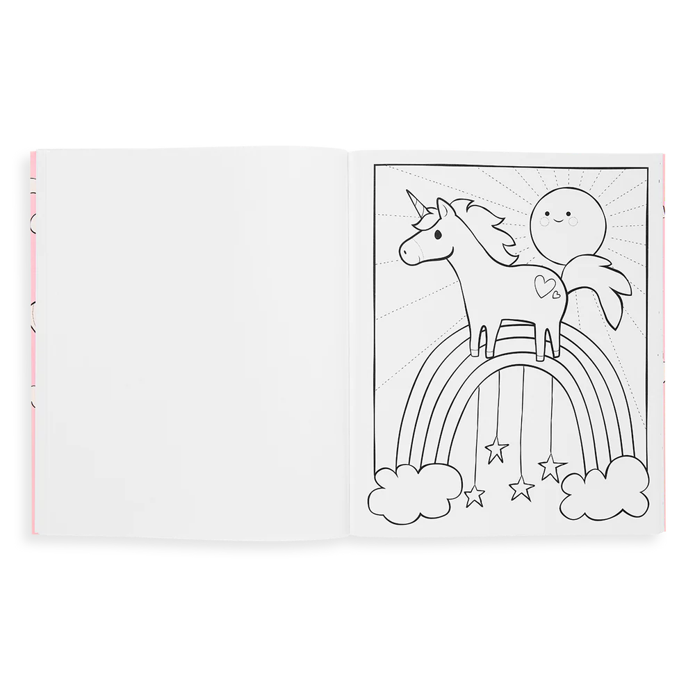 118-202-Color-In-Book-Enchanting-Unicorns-O1 Enchanting Unicorns Coloring Book - Image 2
