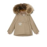 WANG FLEECE LINED WINTER JACKET FUR. GRS-Savannah Tan