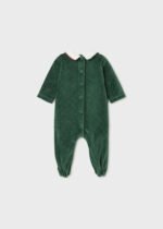 Newborn velour sleepsuit Better Cotton - Image 2