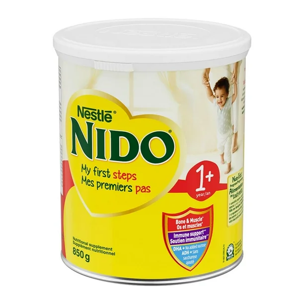 3ed9c0cf-cb0a-47c6-8b9f-69e9e1363bfc.32689d56dfd580f2daaebc4da29e55ec NIDO 1+ Toddler Milk-Based Nutritional Supplement With Calcium, Vitamins D and A, Magnesium, Probiotics, DHA, For Teeth, Muscles, Bones, Immune System And Brain Development 850 g, 850 g - Image 2