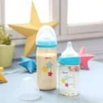 Wide PPSU Anti Colic  Breastfeeding Feeling Baby Bottle Star 240ML - Image 2