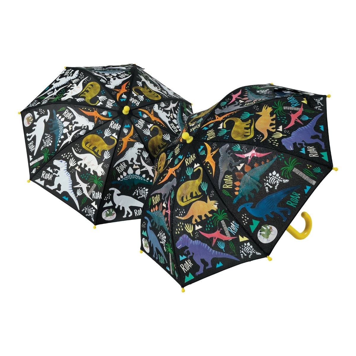 46aa4fddd513195a9570d9cd936c498017a27cee8e11547e82f6c6e6c6b950f4 Colour Changing Umbrella - Dinosaur - Image 1