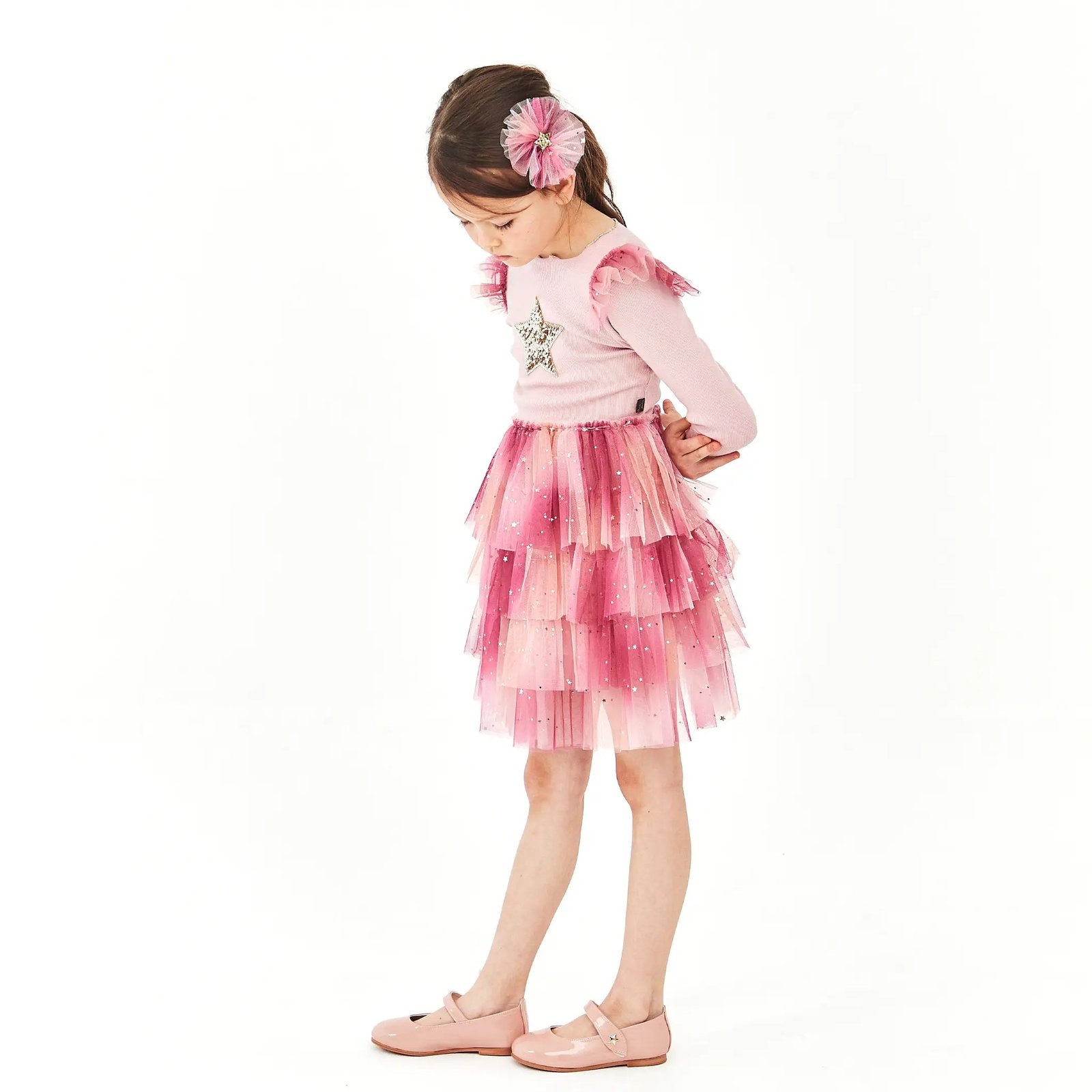 4e7f12eb6adab5a874209f4df0c67fd6257dddcd1612b38c82e30b165368af4b Frill Layered Tutu Dress - Image 3