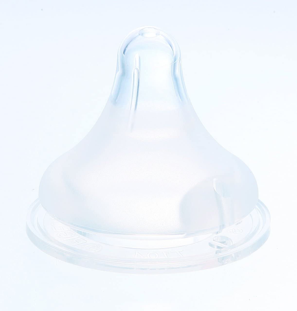 61ajVpWRwuL._AC_SL1280 Pigeon Breast Milk Authentic Feeling Nipple (Silicone Rubber) 1 Month and Up Small Size(2 pieces) - Image 2