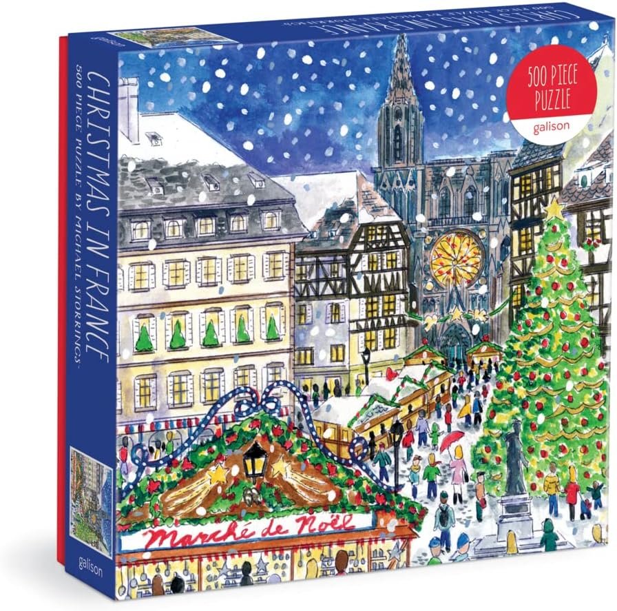 71eRj36W4oL._AC_SL1000 Christmas in France 500 Piece Puzzle - Image 1