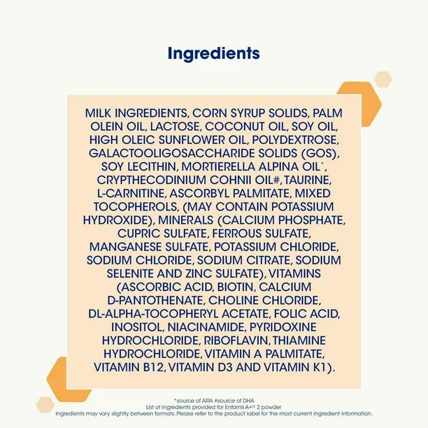7ce8ccec-bba0-4067-b0d8-a37b80166dda.2d70ff9f73f5ed4dc15bece924236d58 Enfamil A+ 2, Baby Formula, Designed for 6-18 month olds, Contains DHA – an important building block of the brain, Value Pack, Powder Refill, 992g, 2 x 496g - Image 4