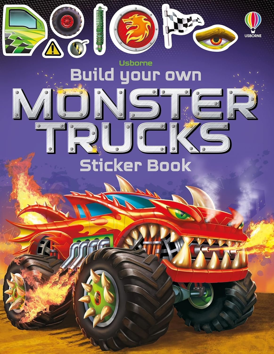 8123_Xy0rrL._SL1500 Build Your Own: MONSTER TRUCKS STICKER BOOK - Image 1
