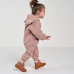 AMADEUS KOALA FLEECE JUMPSUIT— Cloudy Rose - Image 3