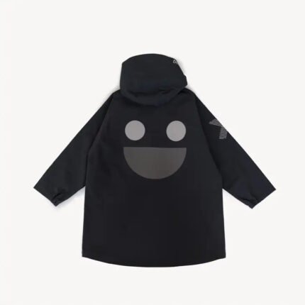 WISTITI Windbreaker Rain Jacket - Black