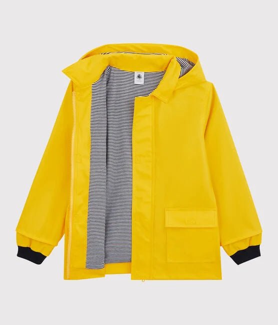 A03IC01D CHILDREN'S UNISEX ICONIC RECYCLED RAINCOAT-JAUNE yellow - Image 4