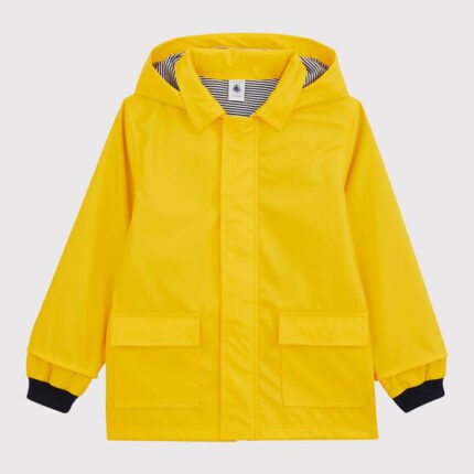 CHILDREN'S UNISEX ICONIC RECYCLED RAINCOAT-JAUNE yellow