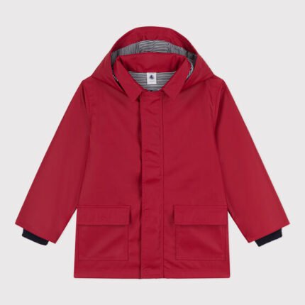 CHILDREN'S UNISEX ICONIC RECYCLED RAINCOAT-CORRIDA red