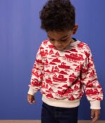 BOYS' PATTERNED FLEECE SWEATSHIRT - Image 5