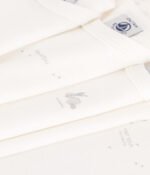 LONG-SLEEVED COTTON RABBIT THEMED BODYSUITS - 5-PACK - Image 3