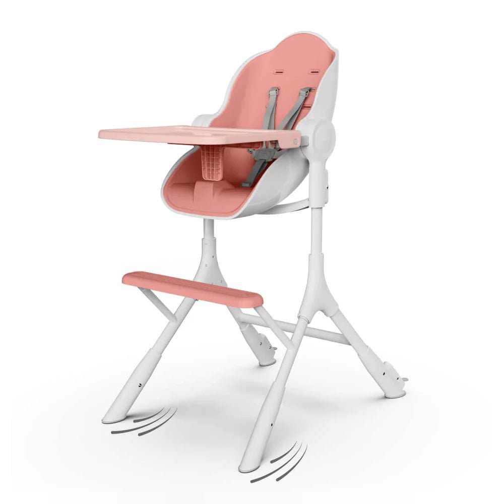 AngledCocoonZHighChair_LoungerinPink_1000x_1 Cocoon Z High Chair | Lounger - Cotton Candy Pink (Floor Model) - Image 1
