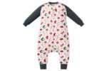 Organic Cotton Footless Sleeper - Eric Carle Candy Cane Lane