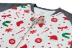 Organic Cotton Footless Sleeper - Eric Carle Candy Cane Lane - Image 3