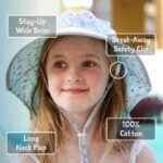 Kids Cotton Adventure Hats | Purple Daisy - Image 3