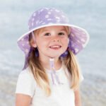Kids Cotton Adventure Hats | Purple Daisy - Image 2
