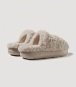 Pawseed Plush Fleece Couple's Slippers - Women's Winter Warm, Non-Slip, AntiBacterial Indoor Fuzzy House Shoes - Image 4