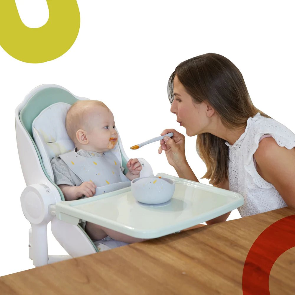 LifestyleImages_Green-08_1000x_010589b9-b64a-4f54-971b-a097589927ef Cocoon Z High Chair | Lounger - Cotton Candy Pink (Floor Model) - Image 6