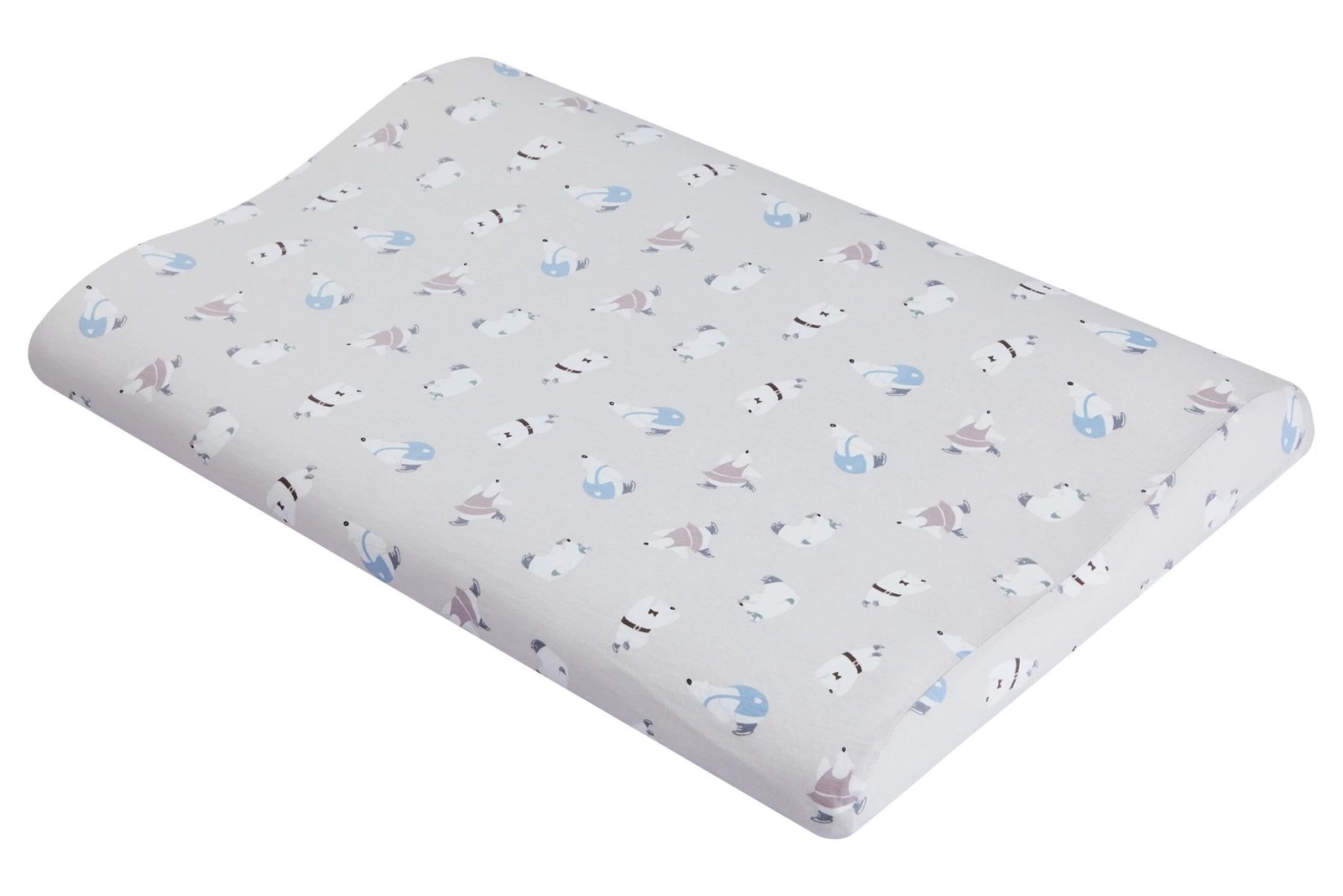 ND22F511U17WSM_1_5f0f13a8-560c-4cc1-a12d-5c3f424858a7 Organic Cotton Toddler Pillow with Pillowcase (Small) - Winter Skate - Image 1