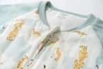 Raglan Bamboo Long Sleeve Footed Sleep  Bag 2.5 TOG - Cheetah Party - Image 3