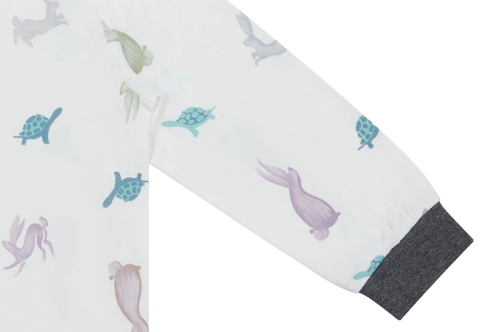 ND23S231U01TH_3 Bamboo Two-Piece Long Sleeve PJ Set - The Tortoise & The Hare - Image 5