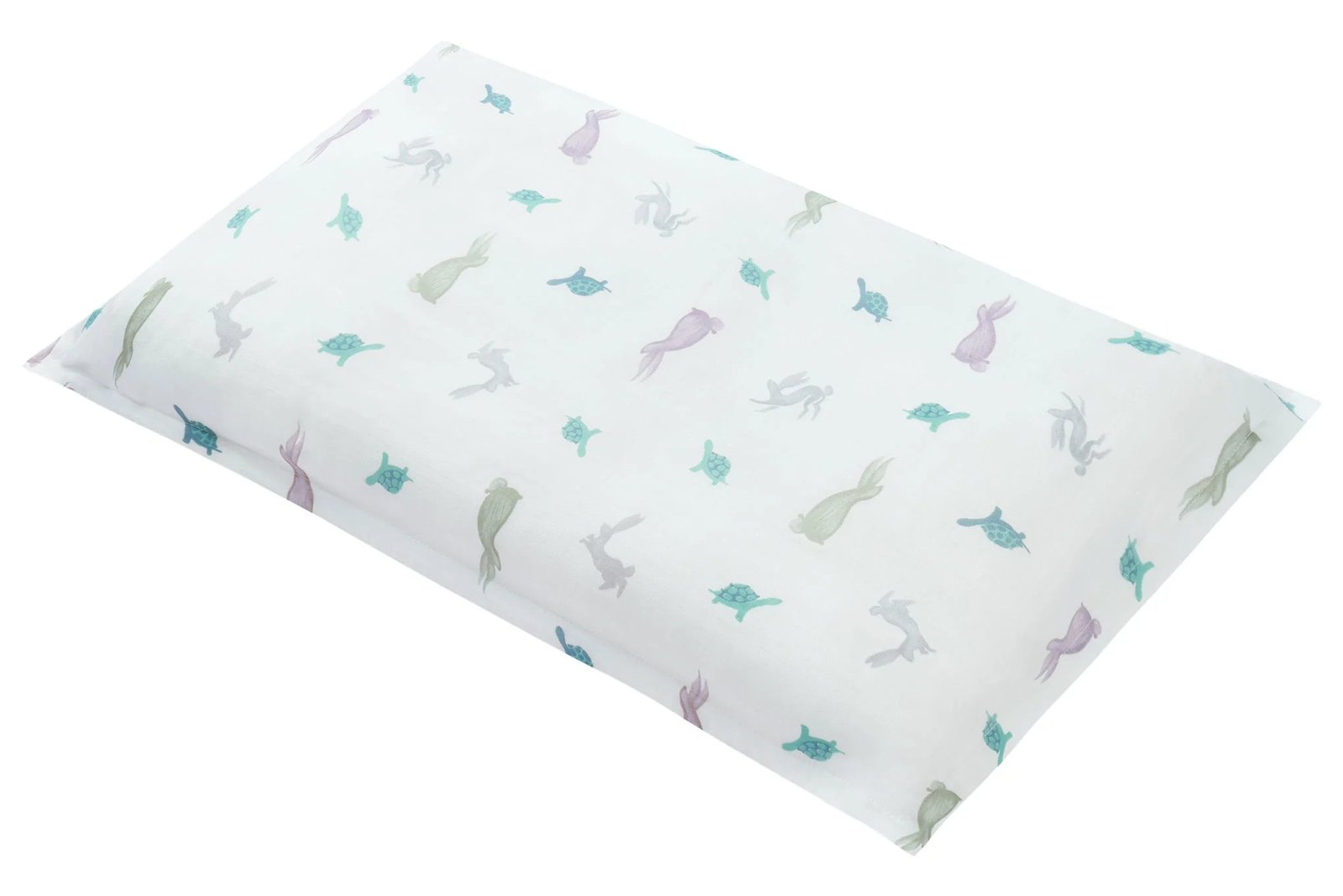 ND23S513U18THS_1 Bamboo Toddler Pillow with Pillowcase (Small) - The Tortoise & The Hare - Image 1