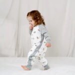Bamboo Muslin Raglan Long Sleeve Footed Sleep Bag | 2.5 TOG(2-3Y) - Image 7