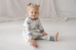Long Sleeve Footed Sleep Bag 1.0 TOG (Organic Cotton) - Ocean Wonders - Image 2