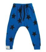 french terry star baggy pants