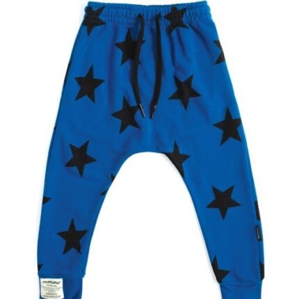 french terry star baggy pants