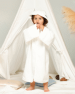 Bath Towel Robe White