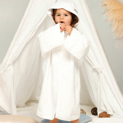 Bath Towel Robe White
