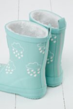 Pistachio Colour-Changing Kids Winter Wellies - Image 2