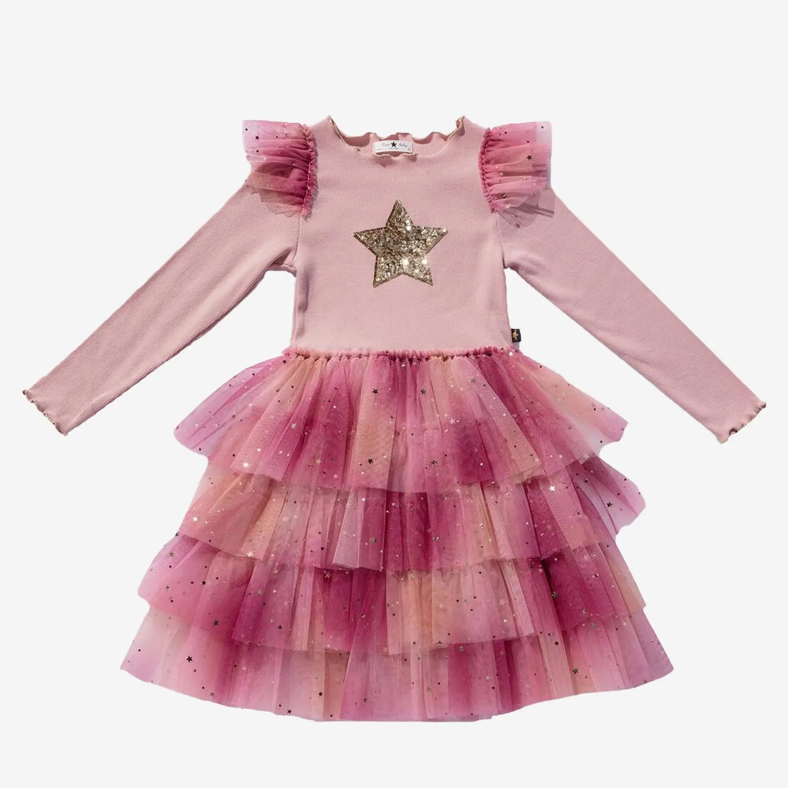 a9d21b81196a808d682dd71e55dcda73beec62239f6b0094daa933f4cfaa788e Frill Layered Tutu Dress - Image 1