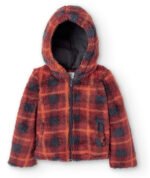 Wind breaker fur check for girl - Image 3