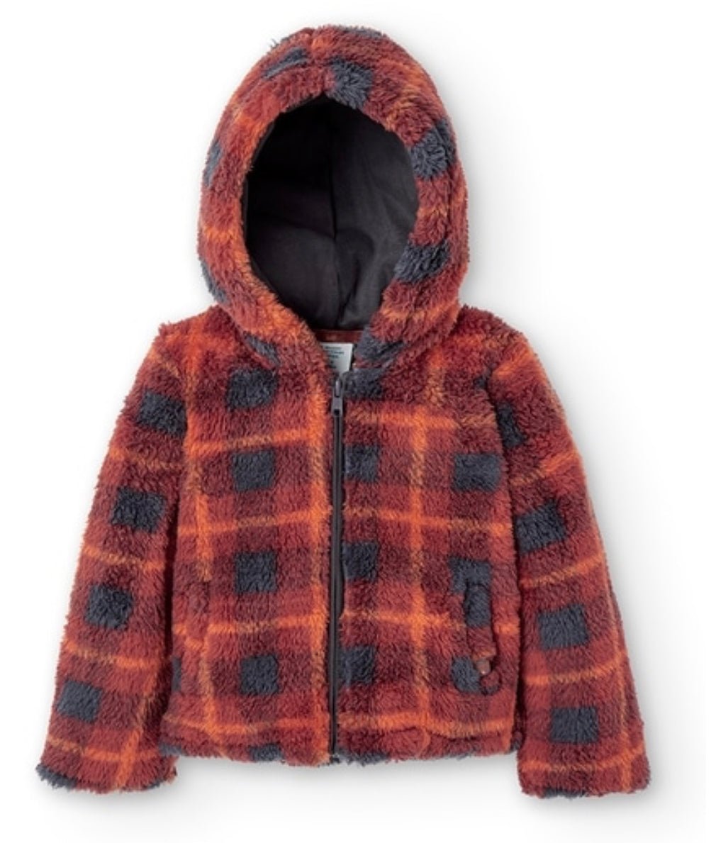 ae6b4beadb87242f2dd84dd7328e8e1 Wind breaker fur check for girl - Image 3