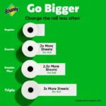 Bounty Paper Towels Select-A-Size White, 8 Triple Rolls Per Roll, 8CT - Image 3