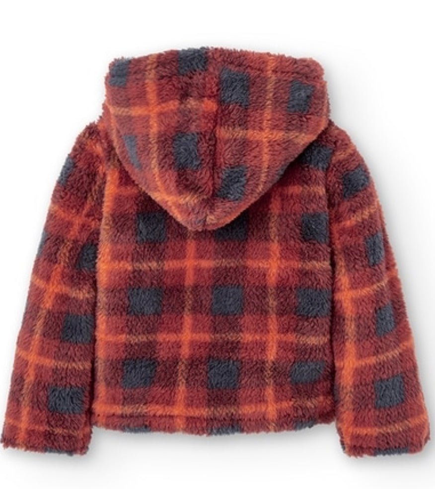b9ca549f556f78a63f22956bab64146 Wind breaker fur check for girl - Image 4
