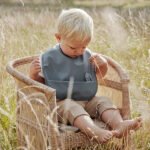 Baby Bib - Tender Blue Bunny - Image 2