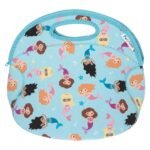 Large, Machine Washable Lunch Bag for Kids - Mermaids