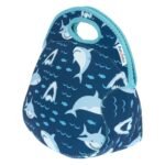 Large, Machine Washable Lunch Bag for Kids - Sharks - Image 2
