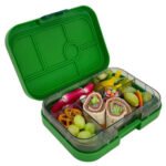 Yumbox Original 6 Compartment Bamboo Green with Jungle Tray - Image 3