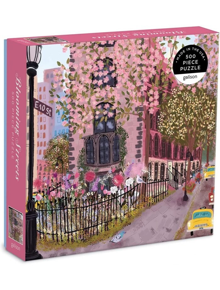 Blooming Streets 500 Piece Puzzle - Image 1