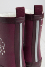 Mulberry Colour-Changing Kids Wellies with Teddy Fleece Lining - Image 3