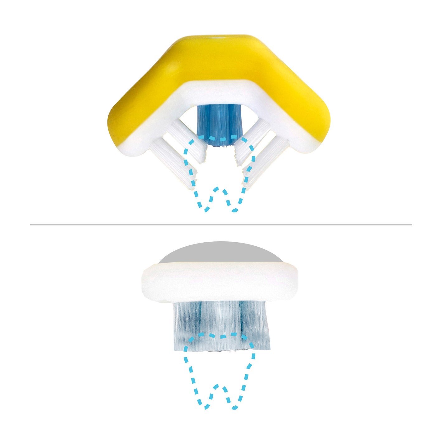 nf064_3_lg SmileFrida Triple Angle Toothhugger - Yellow - Image 4